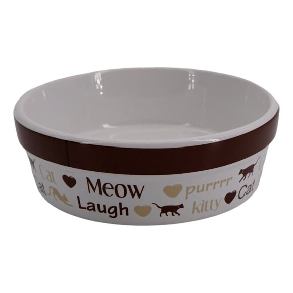 Indecor Home Celebrating Animals/Confronting Cruelty Cat Saucer Bowl - Picture 3 of 4